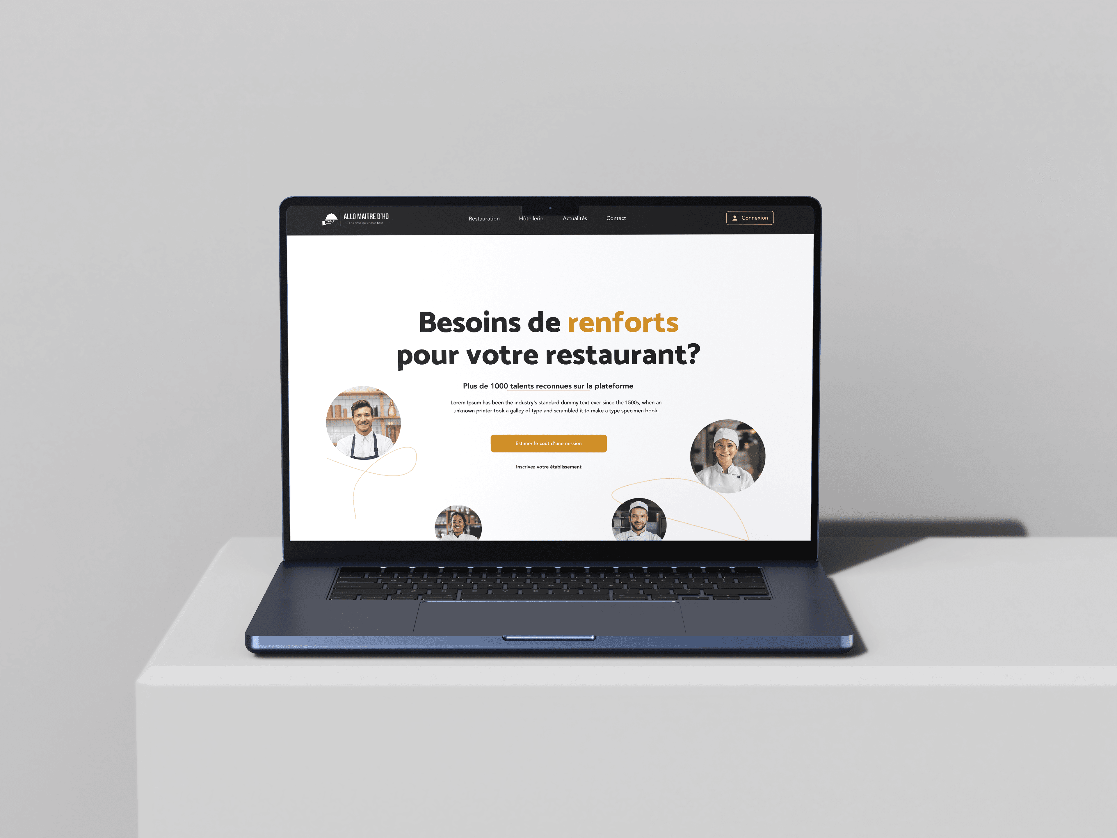Allo Maître d'Ho — Site vitrine